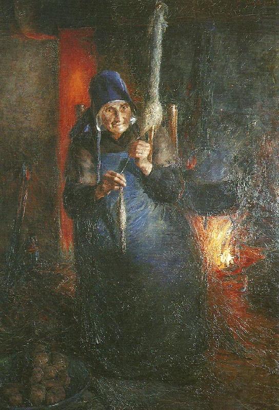 Ernst Josephson Spinnerskan china oil painting image